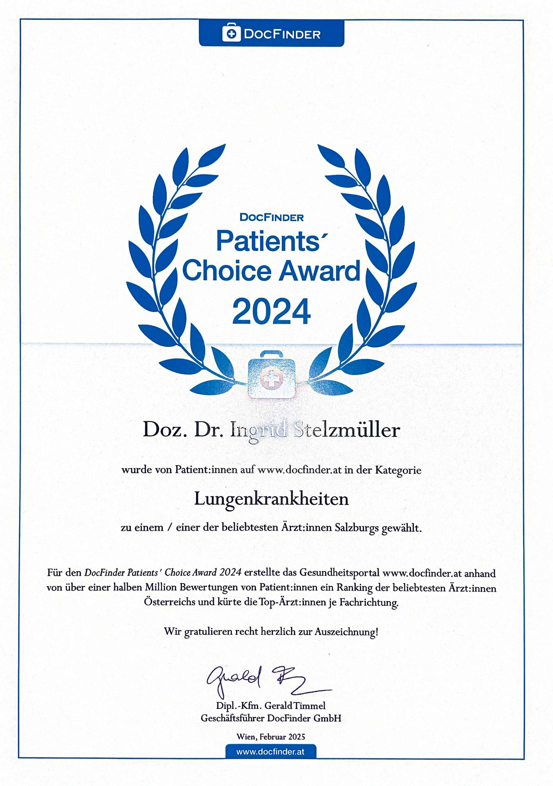DocFinder Award